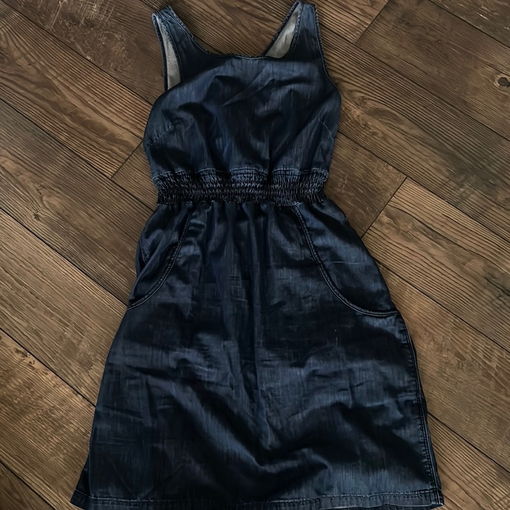 Gap- Jean material dress- size S
